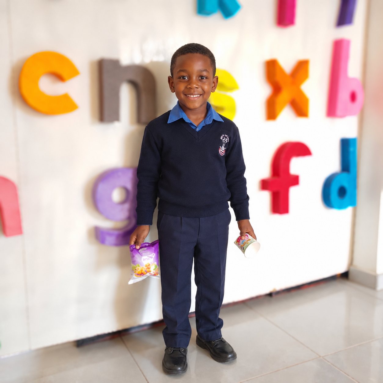 Boys' uniform at Multi Academy
